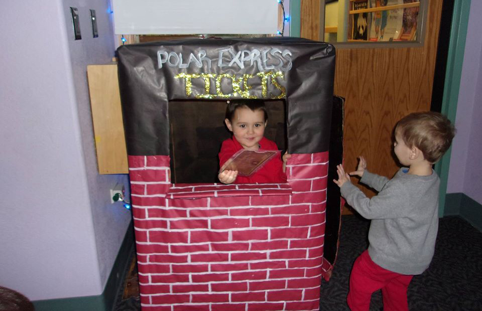 two boys playing in classroom at a Preschool & Daycare Serving Thornton, CO